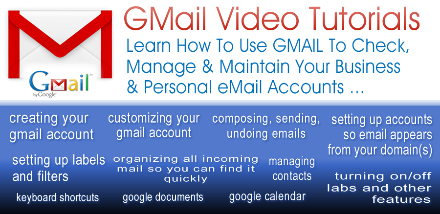 GMail Video Tutorials by Bart Smith